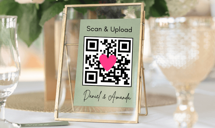 QR Code for Wedding Pictures