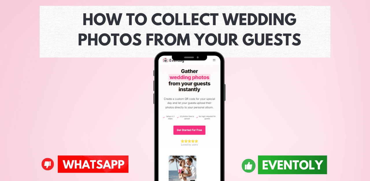 wedding photo sharing app