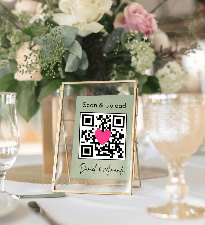 wedding qr code for photos