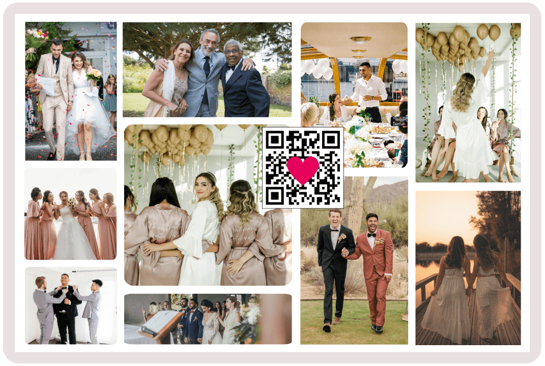 wedding qr code for photos