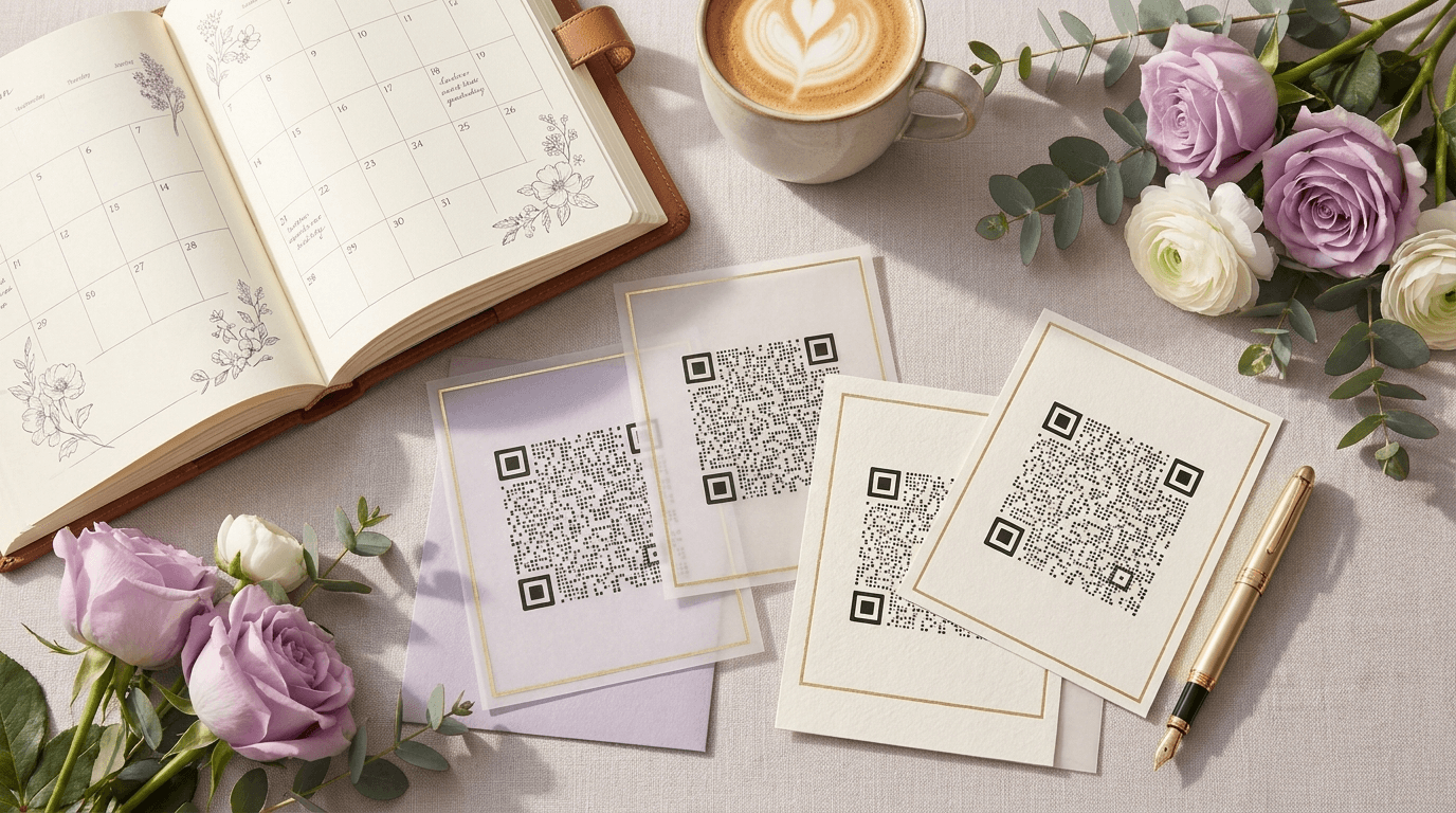 When to set up your wedding picture QR code